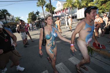Body Painting 2009 photo - Duval Street, Key West